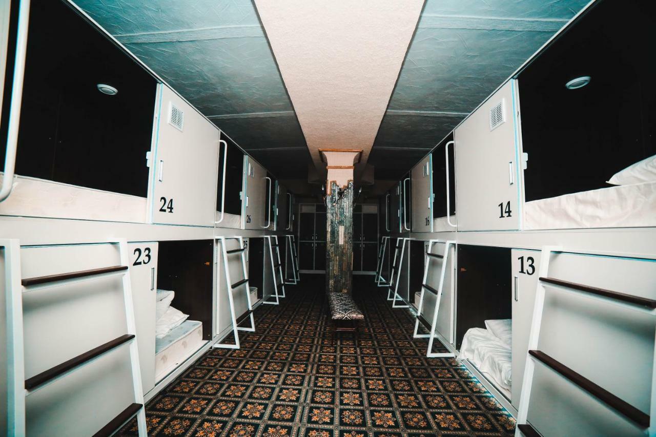 Capsule Hotel Technocave Bishkek Exterior photo